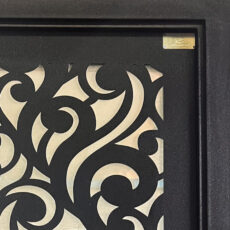 در ورودی بزرگمهر مدل فلزی لیزری طرح سوسن BL-1062