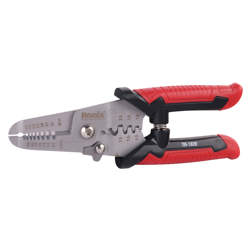 انبر سیم لخت کن رونیکس مدل RH-1820 سایز 7 اینچ