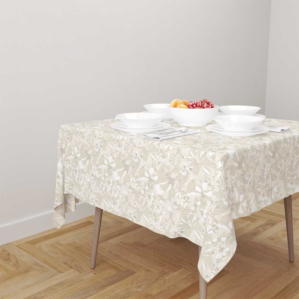 رومیزی مدل 6 گلدار شش نفره کد F2RO1062