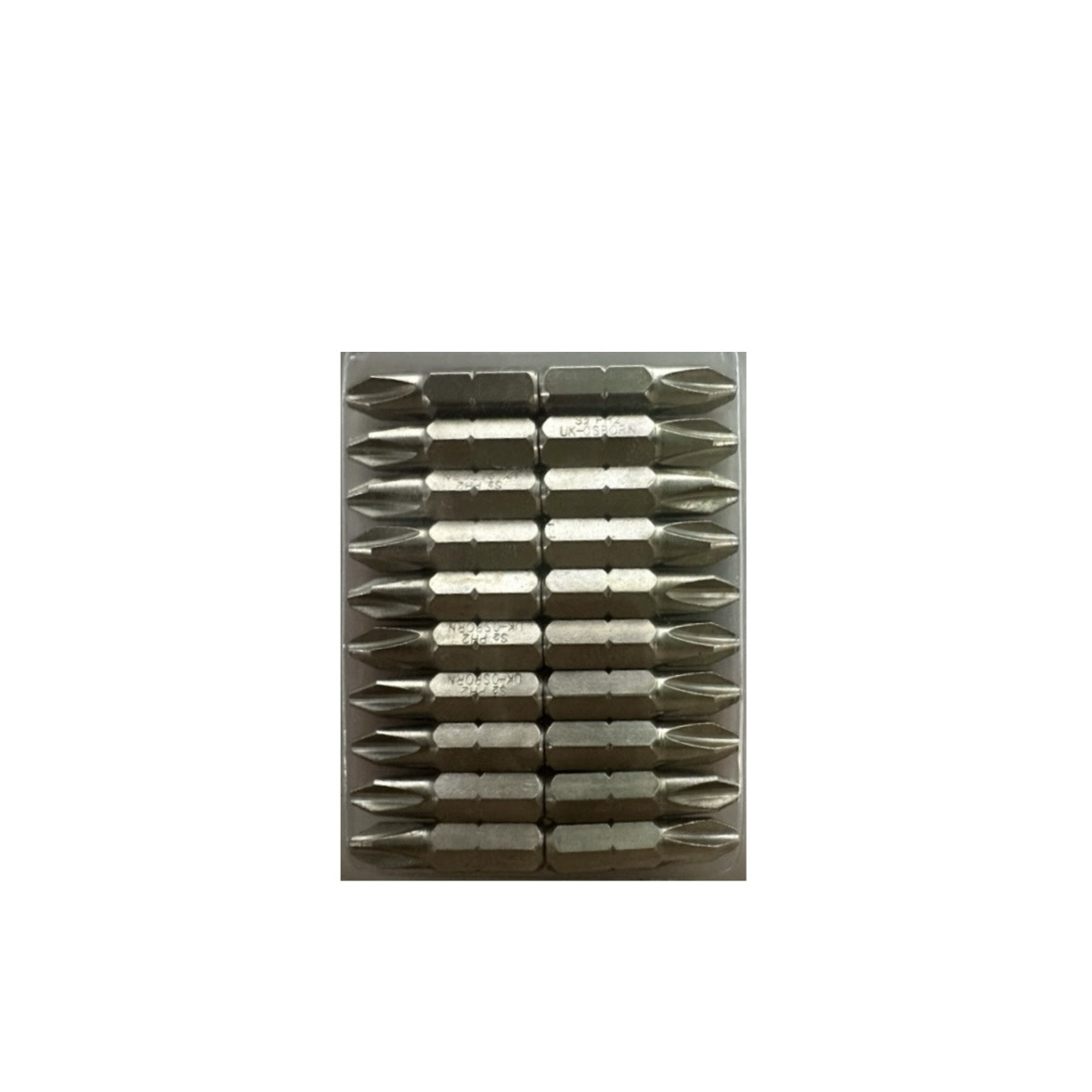 سری پیچ گوشتی یک سر چهارسو ازبورن مدل PH2 سایز 25 میلی متر مجموعه 20 عددی