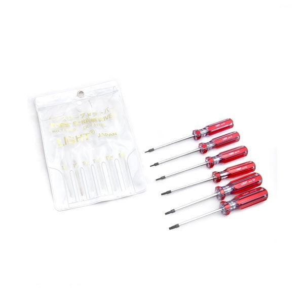 پیچ گوشتی ستاره ای لایت مدل TX_S600 بسته 6 عددی