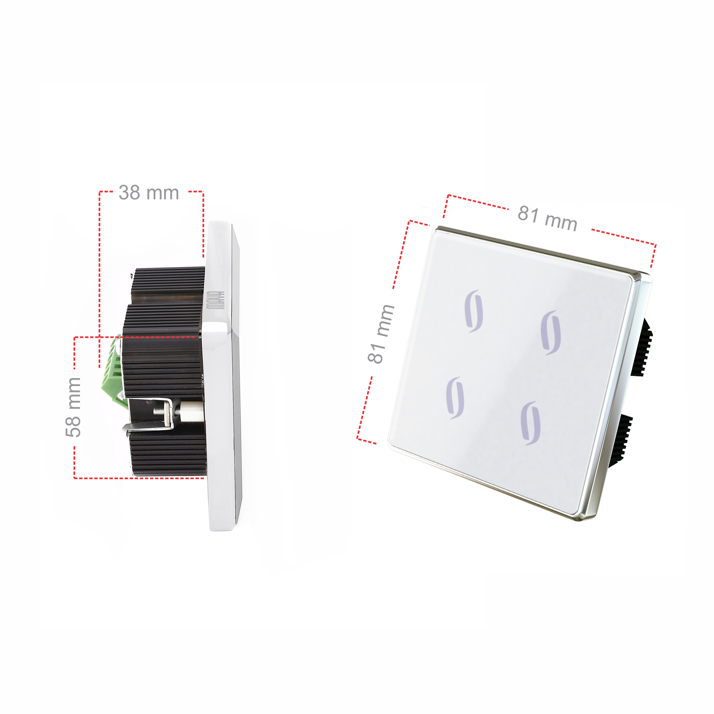 کلید لمسی هوشمند مایا مدل MR4EF22