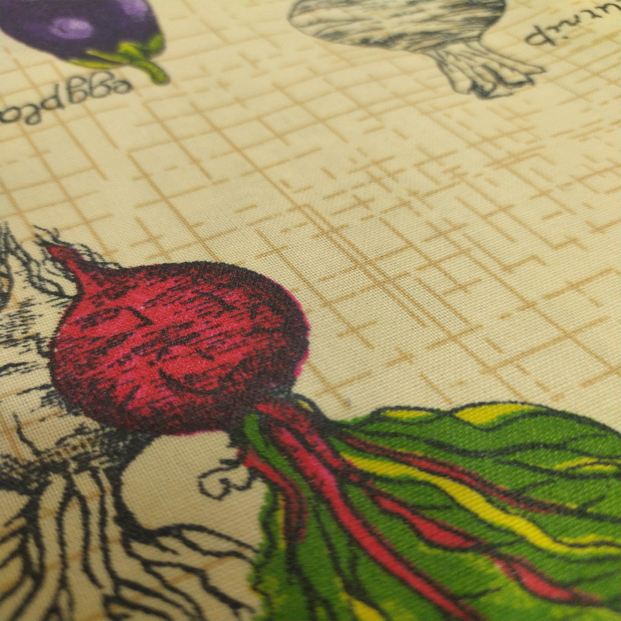 رومیزی رزین تاژ مدل سبزیجات