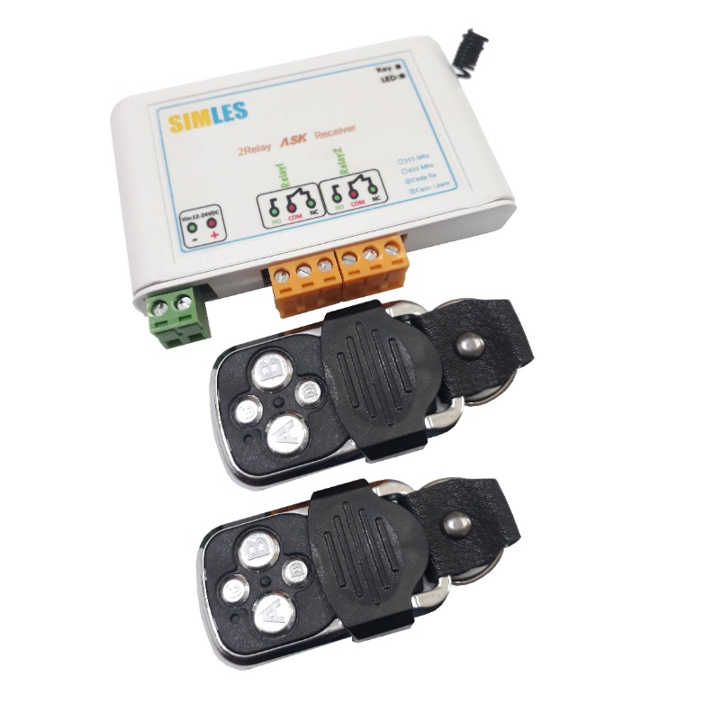 ریموت و گیرنده دو کانال سیملس مدل PN1460