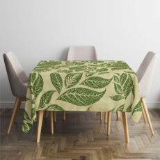 رومیزی طرح مربع برگ کد 11015