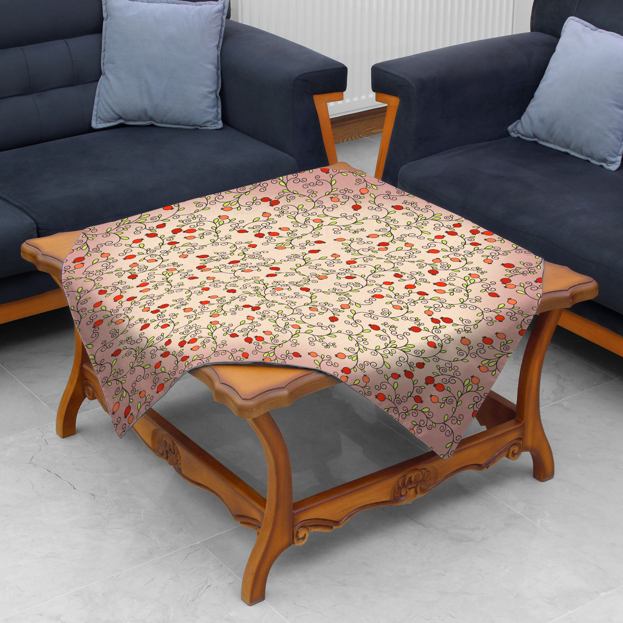 رومیزی مدل گلریز کد 35