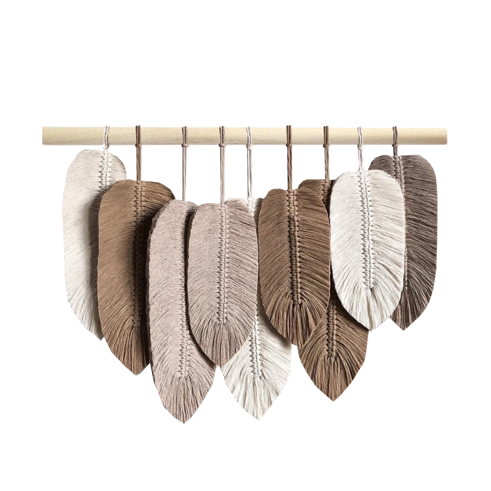 دیوارکوب بافتنی مدل مکرومه طرح برگ کد 4735