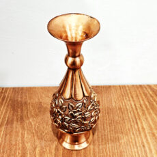 گلدان مس مدل قلمکاری شده طرح گل مدل Gh