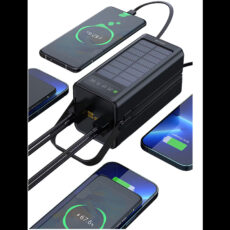 پاوربانک گرین لاین مدل GL-PX50 ظرفیت 60000 میلی‌آمپر ساعت به همراه پنل خورشیدی