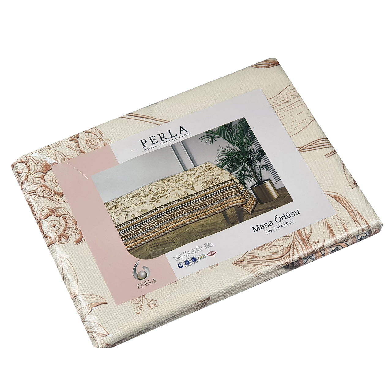 رومیزی پرلا طرح لاله