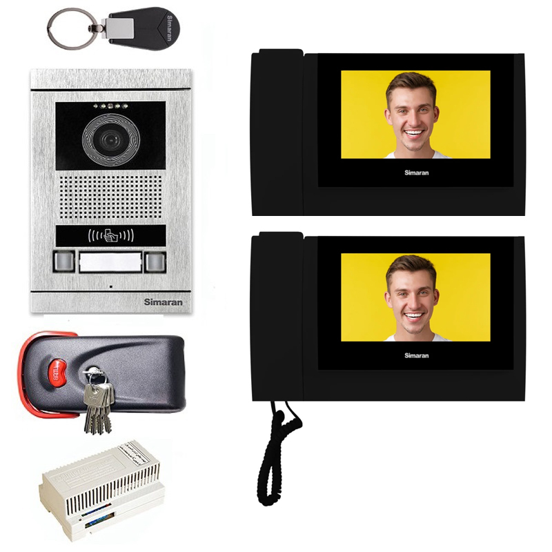 مجموعه دربازکن سیماران مدل 78M100 WiFi - VFBC2D/N - 1093  دو واحدی مجموعه 5 عددی