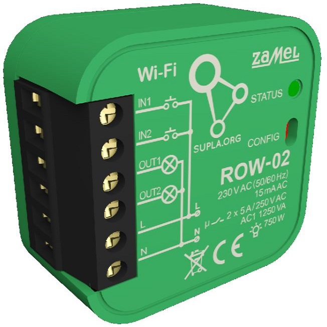 سوئیچ هوشمند زامل کد ROW- 02