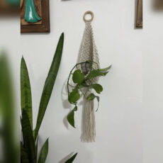 آویز بافتنی مدل مکرومه