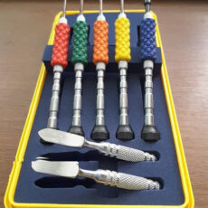 مجموعه 5 عددی پیچ گوشتی یاکسون مدل YX-8186 به همراه دو عدد قاب بازکن