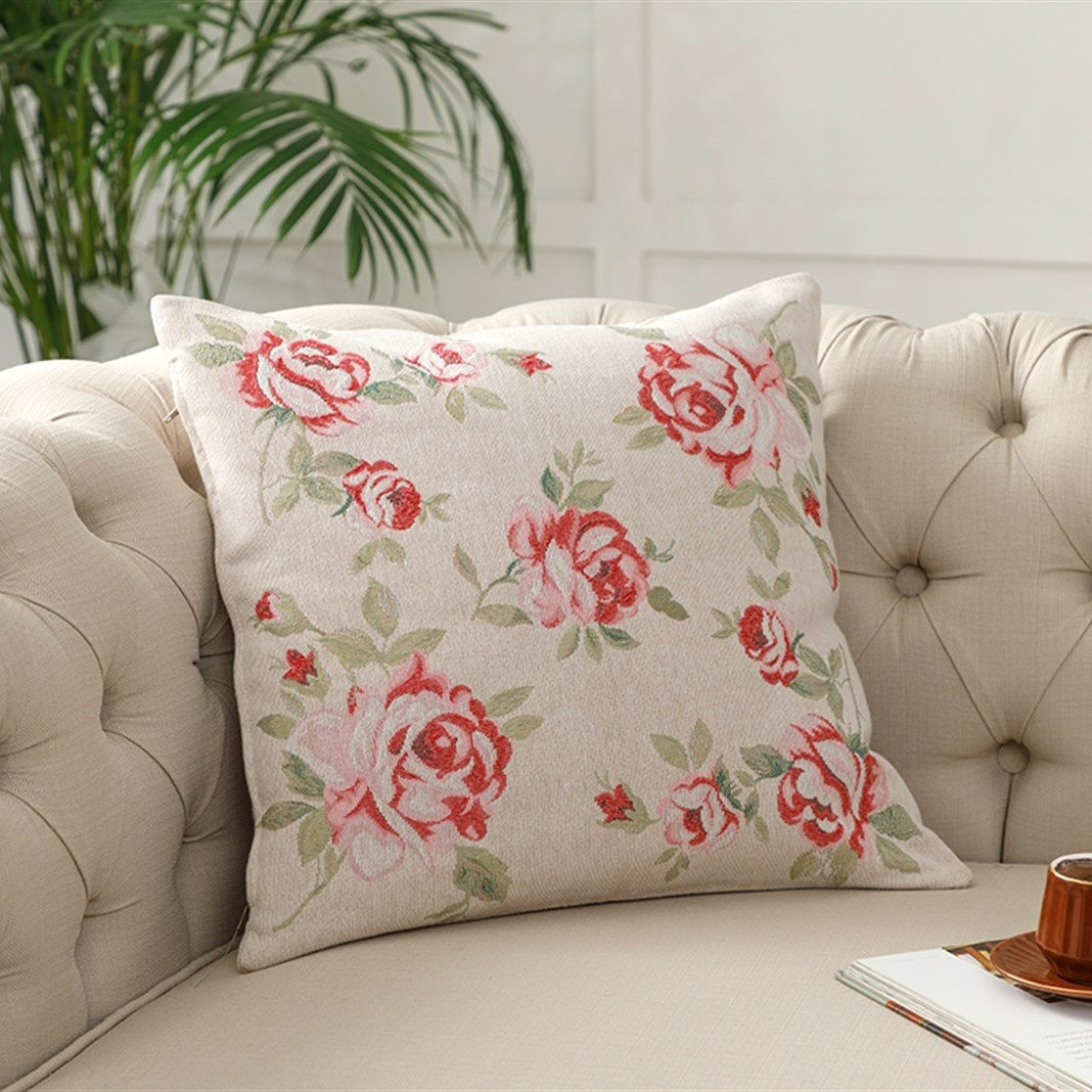 کاور کوسن انگلیش هوم مدل Georgeous Rose