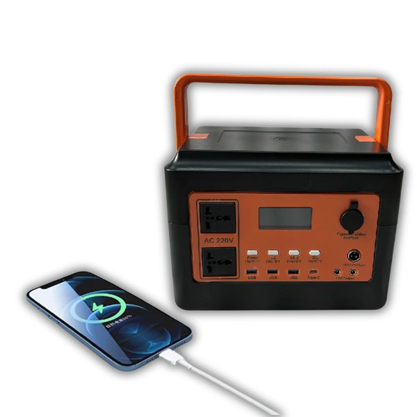 منبع تغذیه اضطراری چند خروجی مدل JG-600-B-12V-A ظرفیت 768000 میلی آمپر ساعت