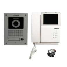 مجموعه دربازکن تصویری کوماکس مدل 4pnc-4ucm به همراه محافظ ولتاژ مانیتور