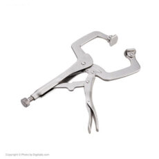 انبر قفلی C شکل ایران پتک مدل HE 1110 سایز 11 اینچ