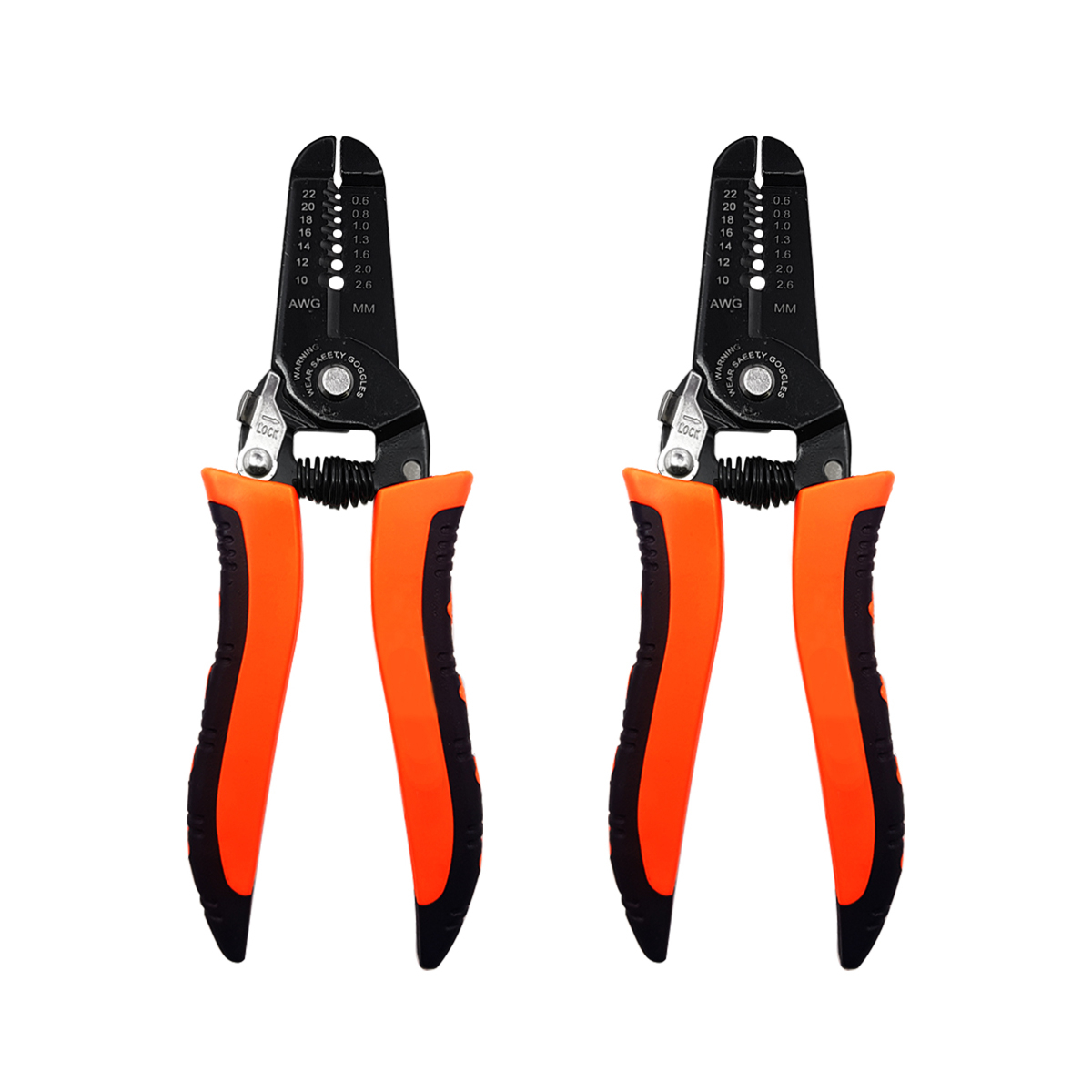 انبر سیم لخت کن سوکت زن مدل Super-Sim-100 به همراه انبر سیم لخت کن سایز 7 اینچ مجموعه 2 عددی