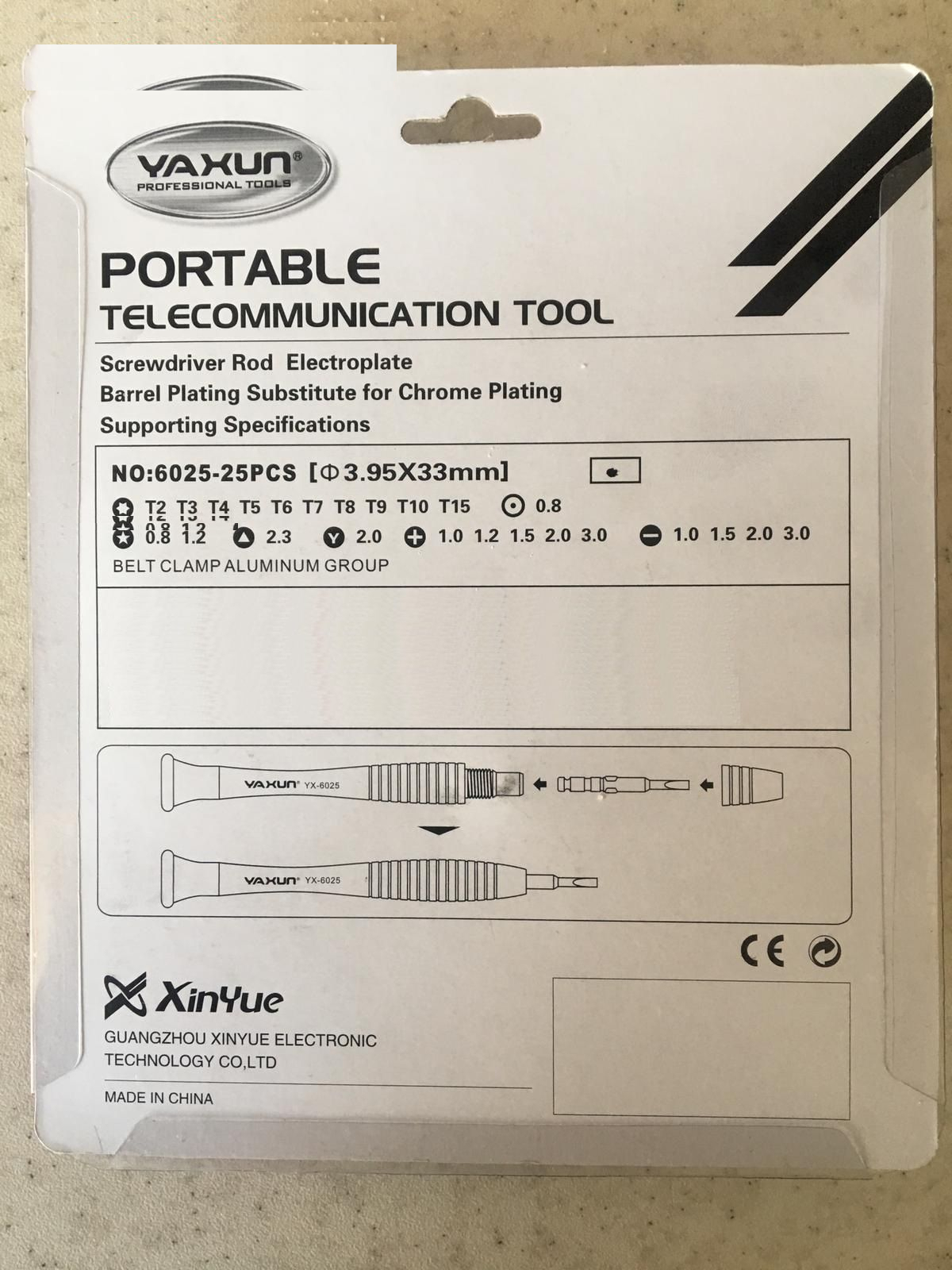 مجموعه 25 عددی سری پیچ گوشتی یاکسون مدل YAXUN YX-6025