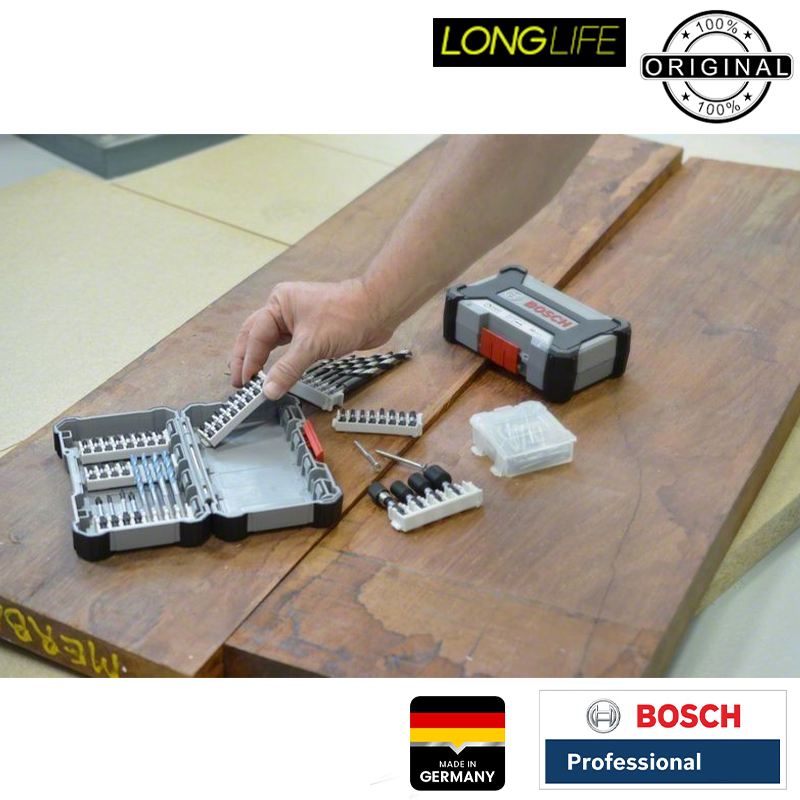 سری پیچ گوشتی و مته بوش مدل 2607017328 Box مجموعه 35 عددی