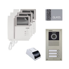 مجموعه دربازکن تصویری سوزوکی مدل 413m-4ucm سه واحدی به همراه محافظ صفحه