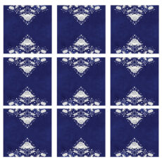 رومیزی مدل مخمل کد M00203 بسته 9 عددی