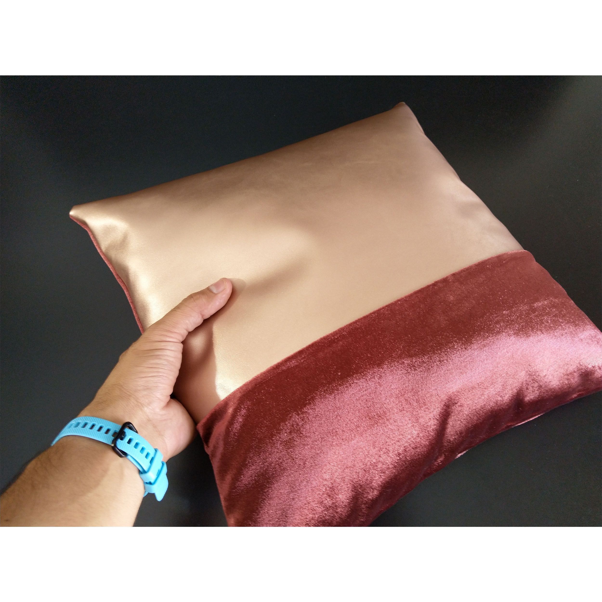 کاور کوسن مدل چرمی کد C-LEATHERY-ARF40 بسته 2 عددی