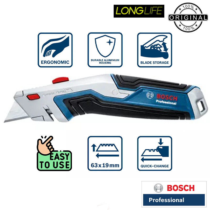 کاتر چاقویی بوش مدل safety Utility Knife