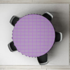 رومیزی طرح چهارخانه مدل D-0065