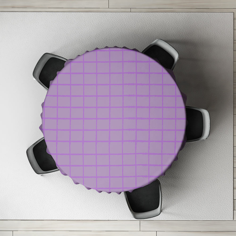 رومیزی طرح چهارخانه مدل D-0065