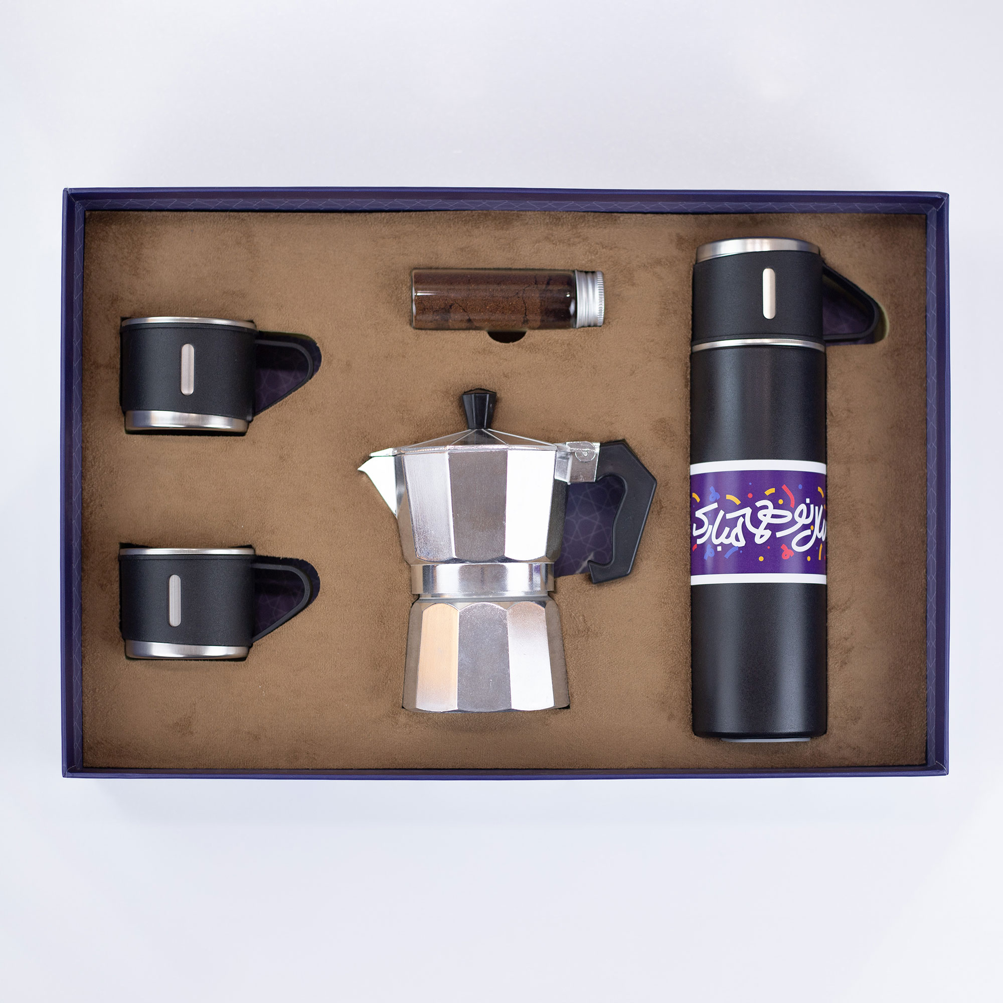 ست موکاپات و فلاسک مسافرتی اریسا مدل جانیار