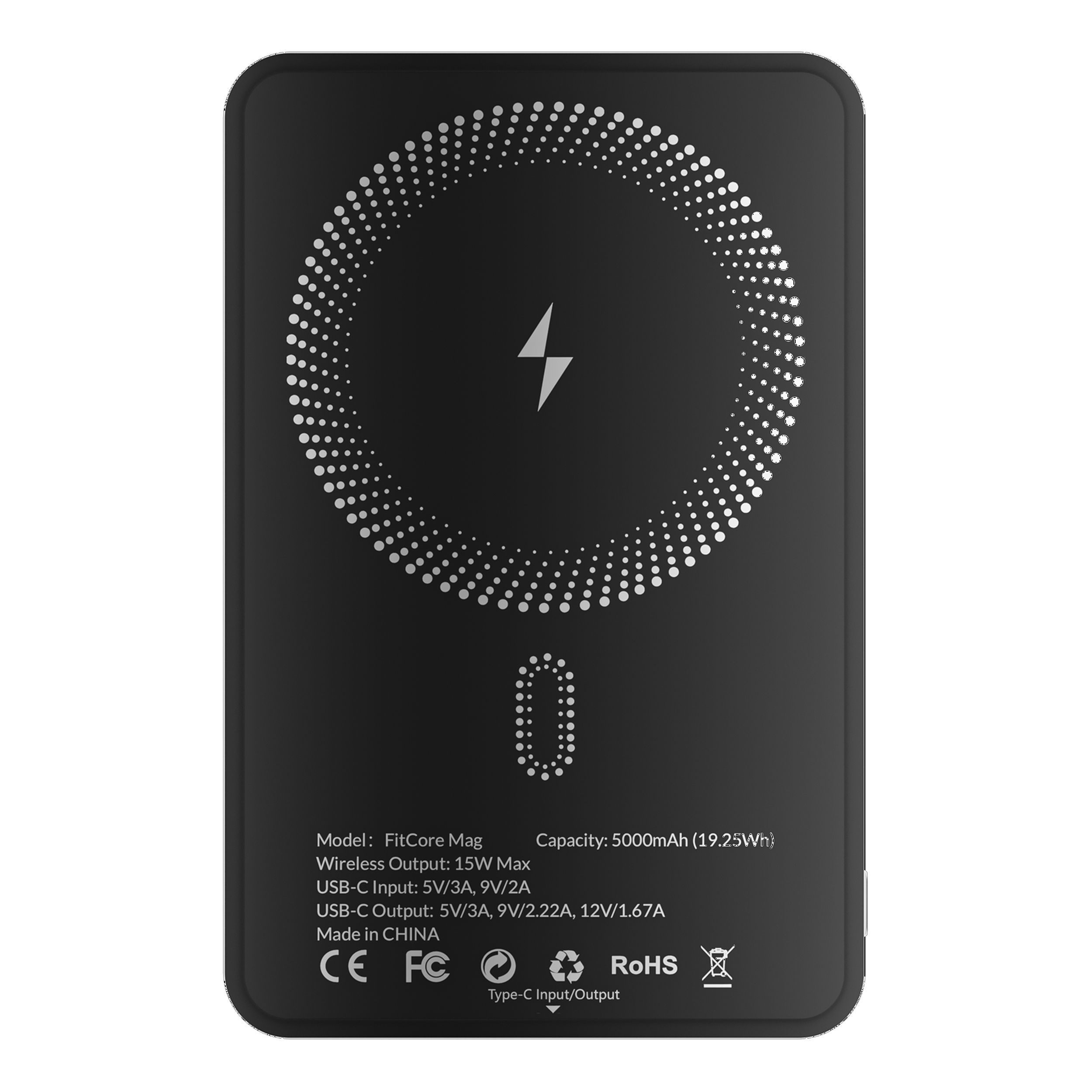 پاوربانک 20 وات گلوریمی مدل FitCore Mag ظرفیت 5000 میلی آمپر ساعت