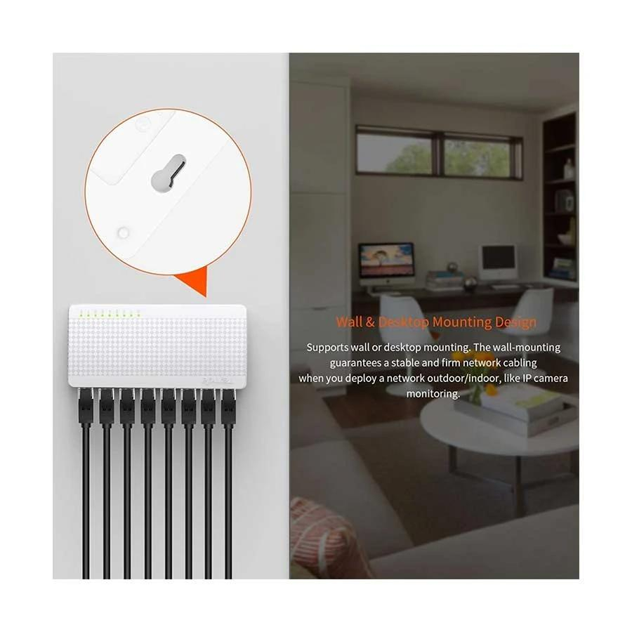 سوییچ شبکه 8 پورت 10/100 تندا اس 108