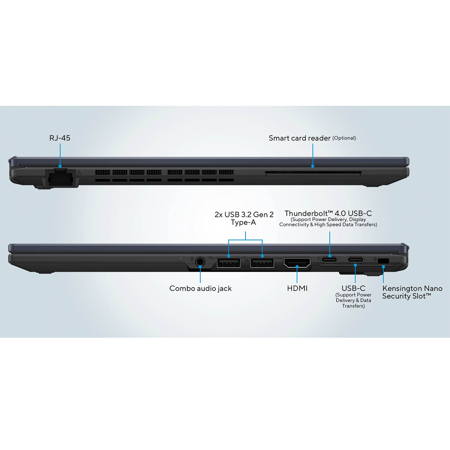 لپ تاپ 16 اینچی ایسوس مدل Expertbook B3 B3604CVF-I716512B8D-i7 1355U-16GB DDR5 4800Mhz-512GB SSD-RTX2050 4GB-IPS-Backlit