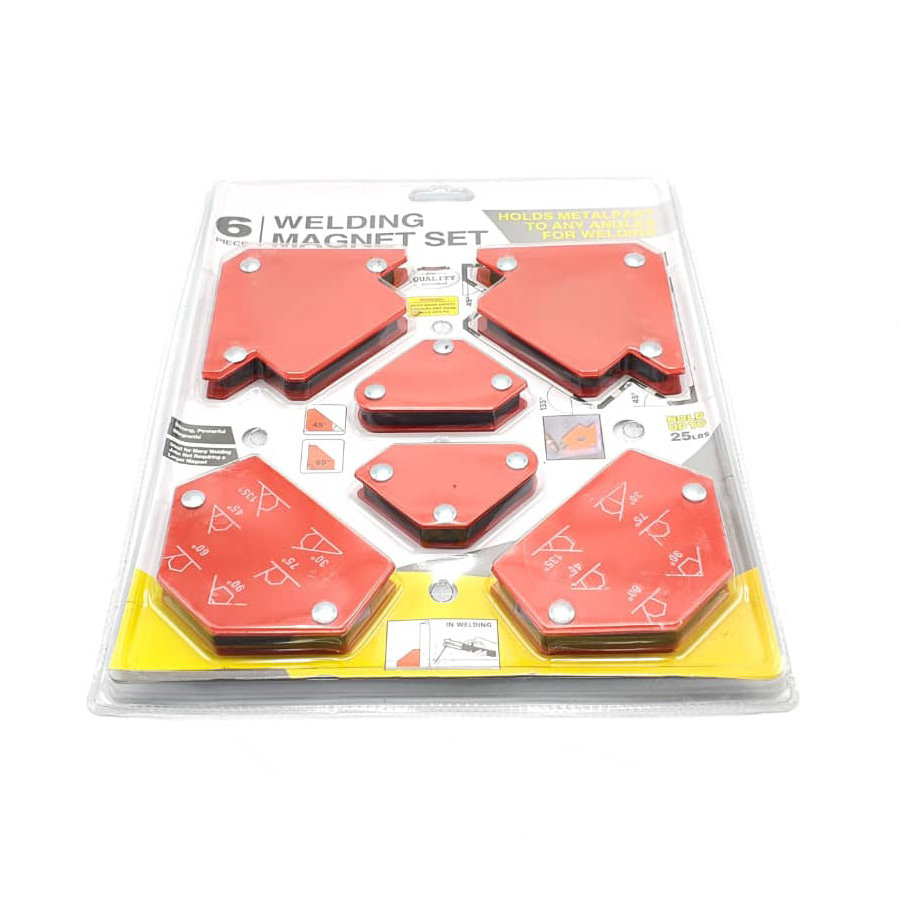 گونیا جوشکاری مدل WELDING-MAGNET-6 PC مجموعه 6 عددی