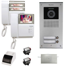 مجموعه دربازکن تصویری آلدو مدل 412-U2 به همراه محافظ ولتاژ  مانیتور