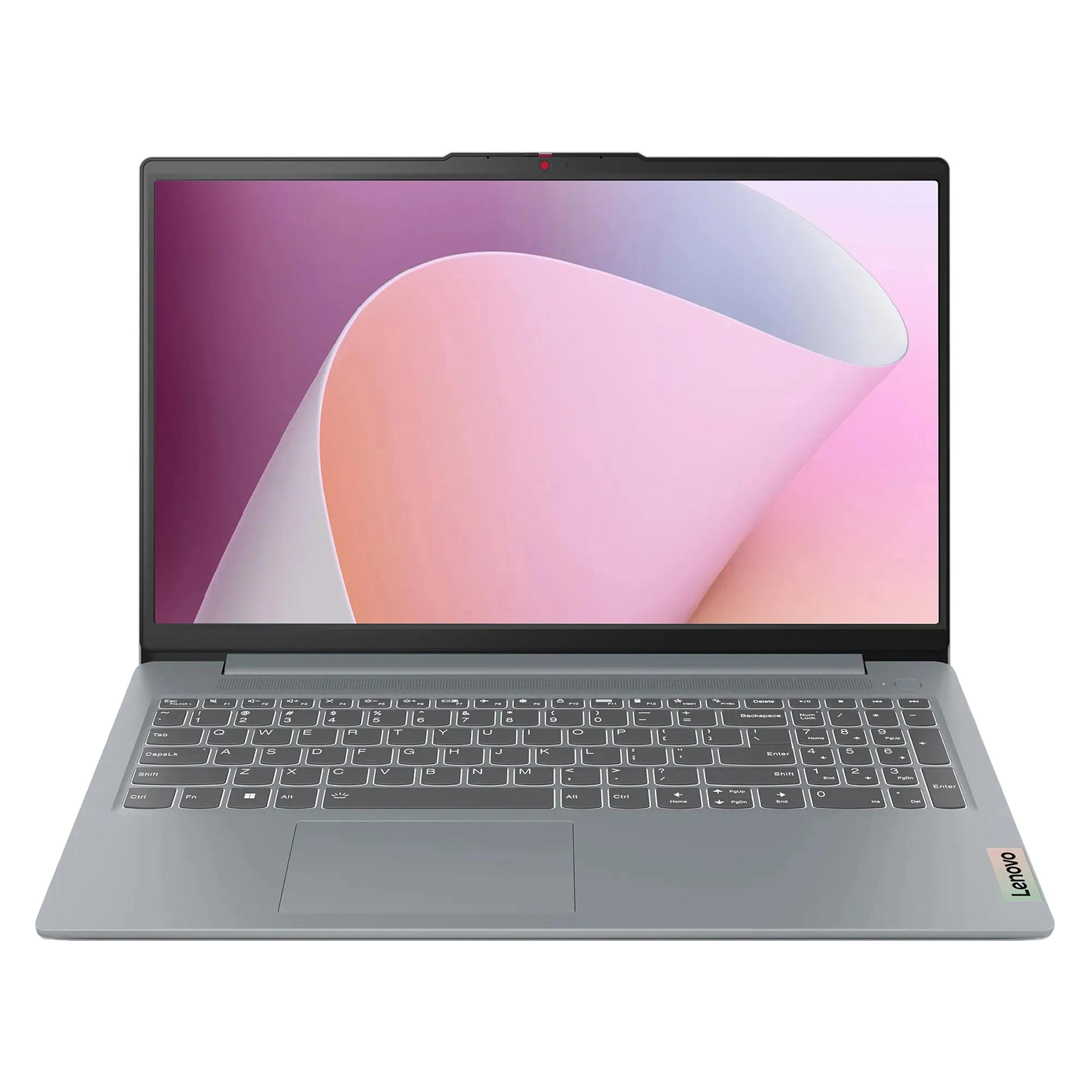 لپ تاپ 15.6 اینچی لنوو مدل IdeaPad Slim 3 15AMN8-R3 7320U-8GB LPDDR5 5500MHz-512GB SSD-TN
