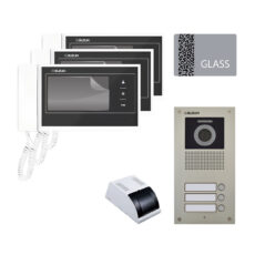 مجموعه دربازکن تصویری سوزوکی مدل 727-4ucm سه واحدی به همراه محافظ صفحه