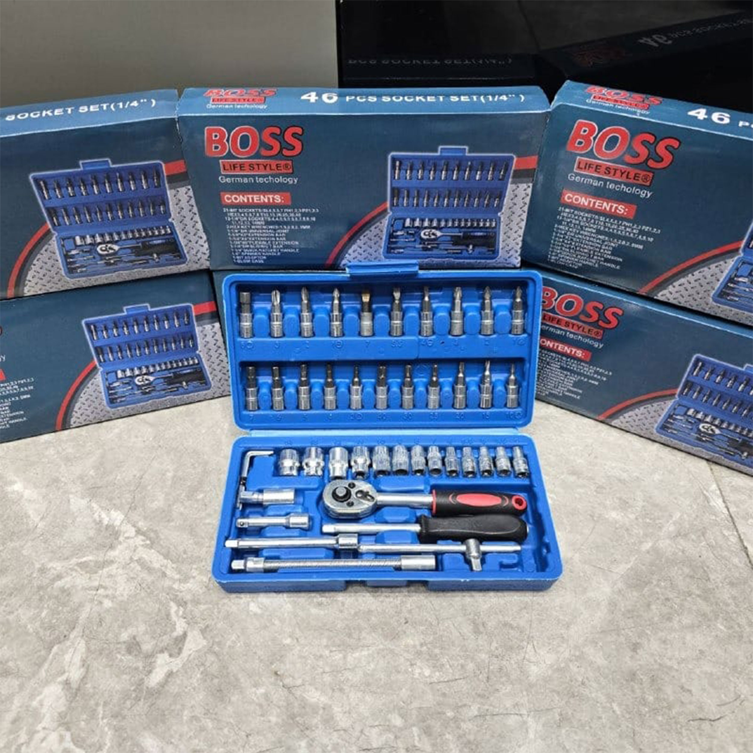 مجموعه 46 عددی سری بکس باس مدل FLH - 258