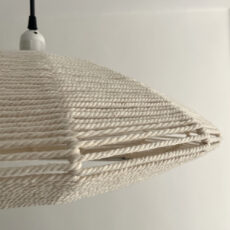 لوستر بافتنی مدل مکرومه کد 6022