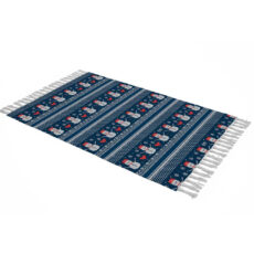 شال مبل طرح آدم برفی کد Q2SH1058 سایز 98×180 سانتی متر