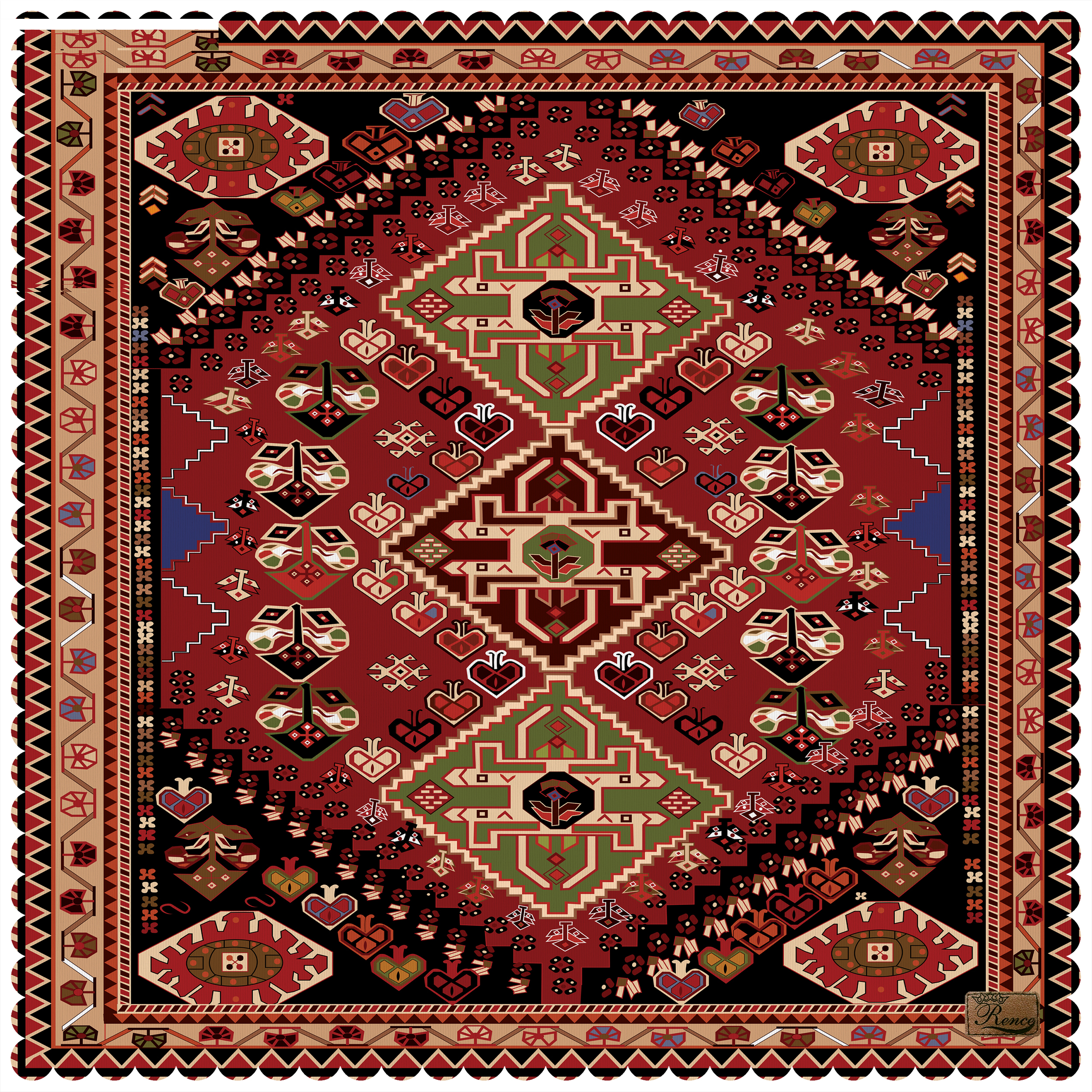 رومیزی رنس مدل TT1-42453