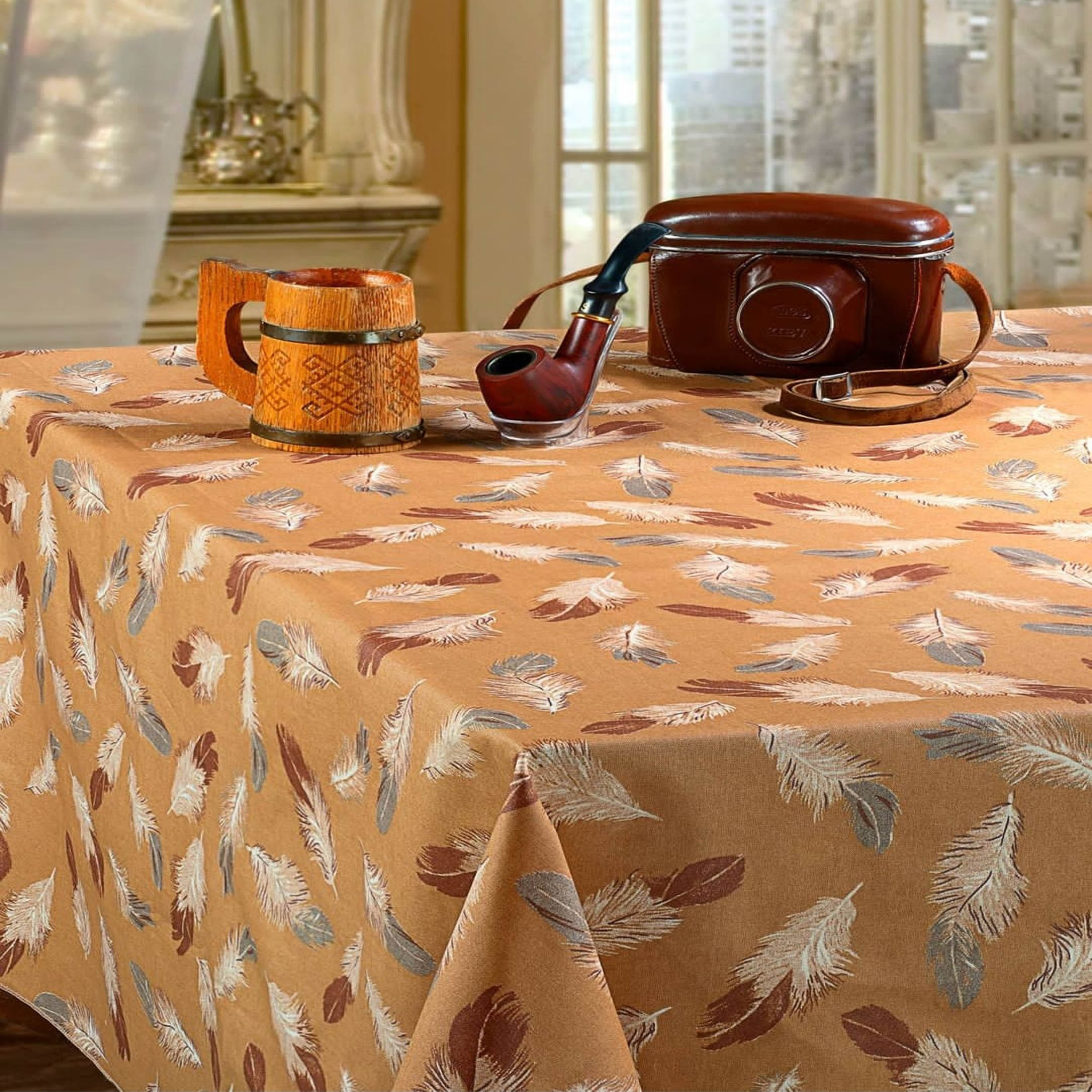 رومیزی رزین تاژ طرح پر کد 320