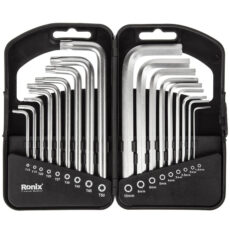 آچار آلن و ستاره ای رونیکس مدل 2051HEX-KEY مجموعه 18 عددی