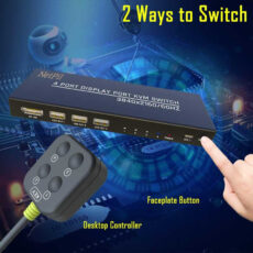 کی وی ام سوئیچ 4 پورت DisplayPort نت پیل مدل DK401