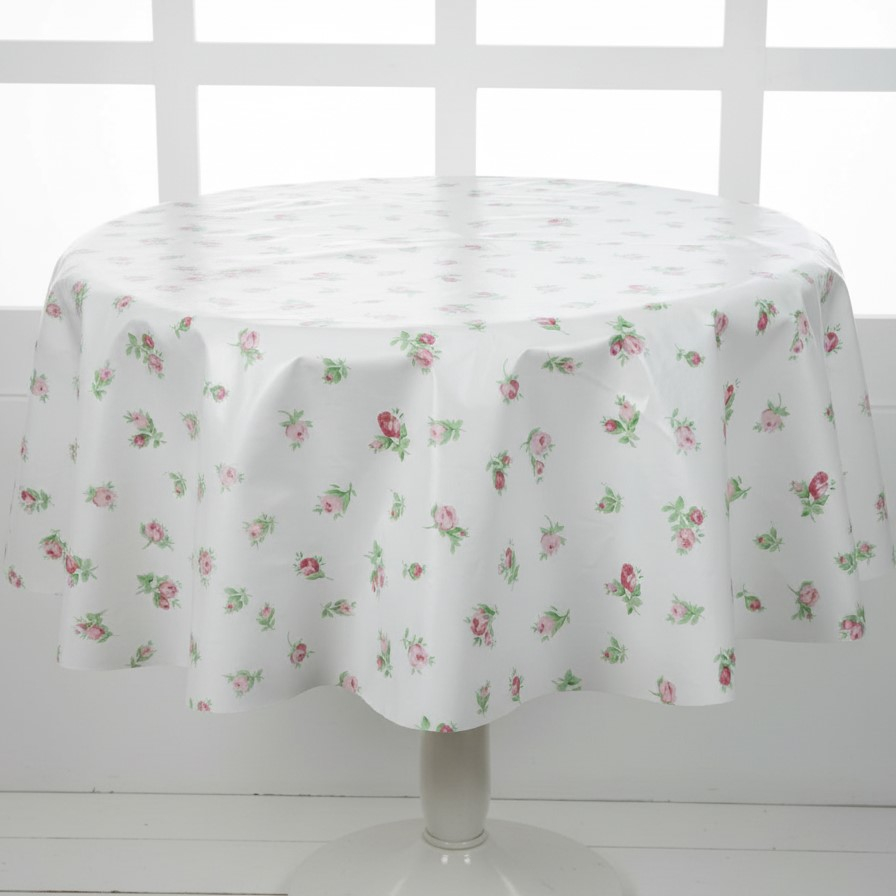 رومیزی انگلیش هوم مدل Falling Roses سایز 140x140 سانتی‌متر