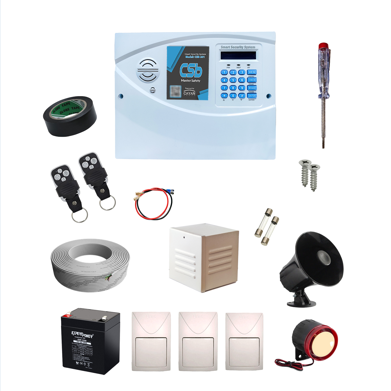 دزدگیر اماکن سی اس بی مدل CSB A3