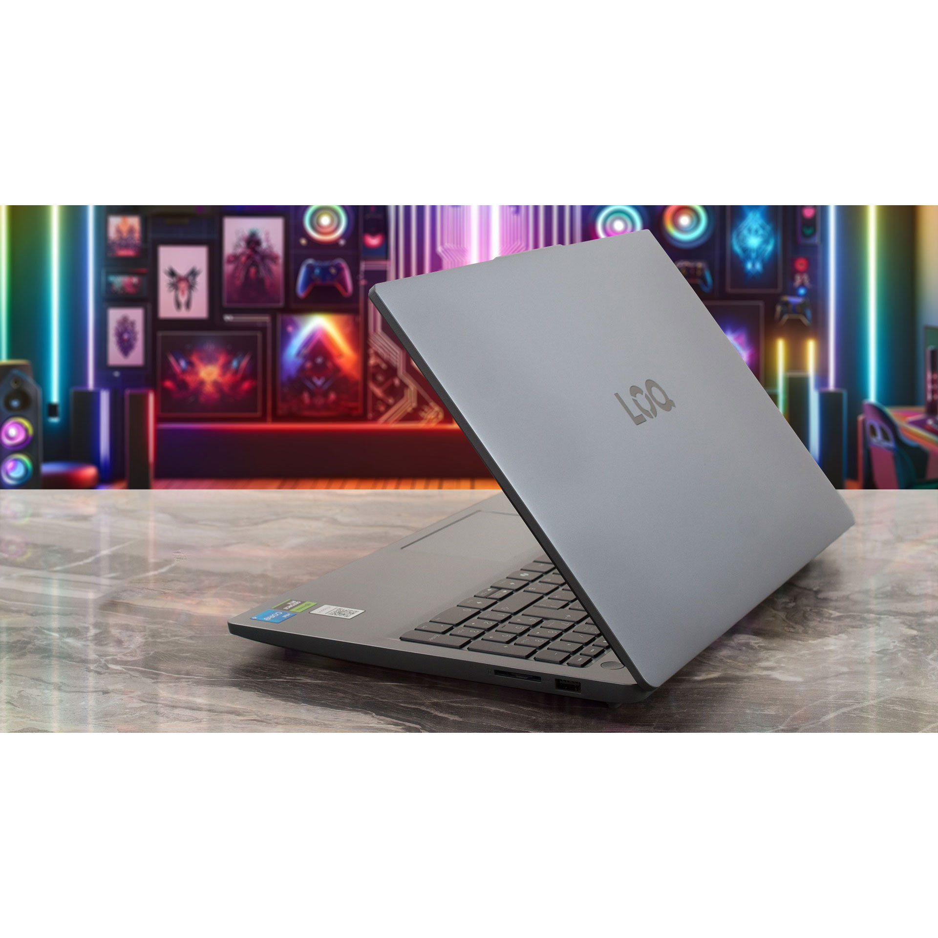 لپ تاپ 15.6 اینچی لنوو مدل LOQ 15IAX9E-i5 12450HX-12GB DDR5 4800MHz-512GB SSD-RTX3050 6GB-FHD 144Hz