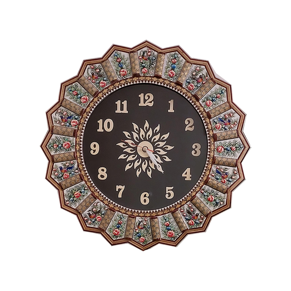 ساعت خاتم مدل گل و مرغ کد 60